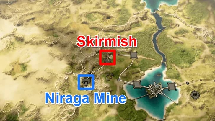 Niraga Mine — map